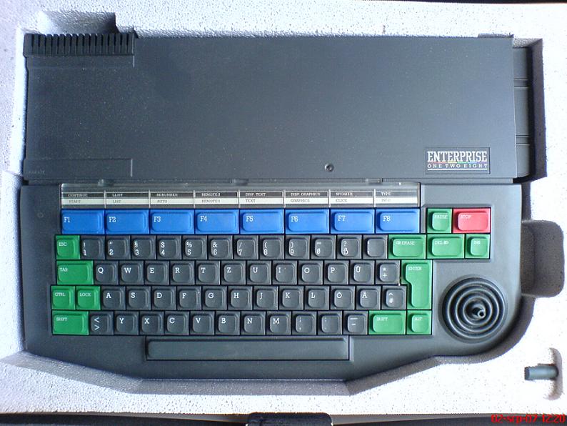 Enterprise 8bitový počítač - rok výroby 1984